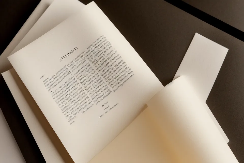 High-contrast cream paper large print book page designed to reduce glare for aging eyes